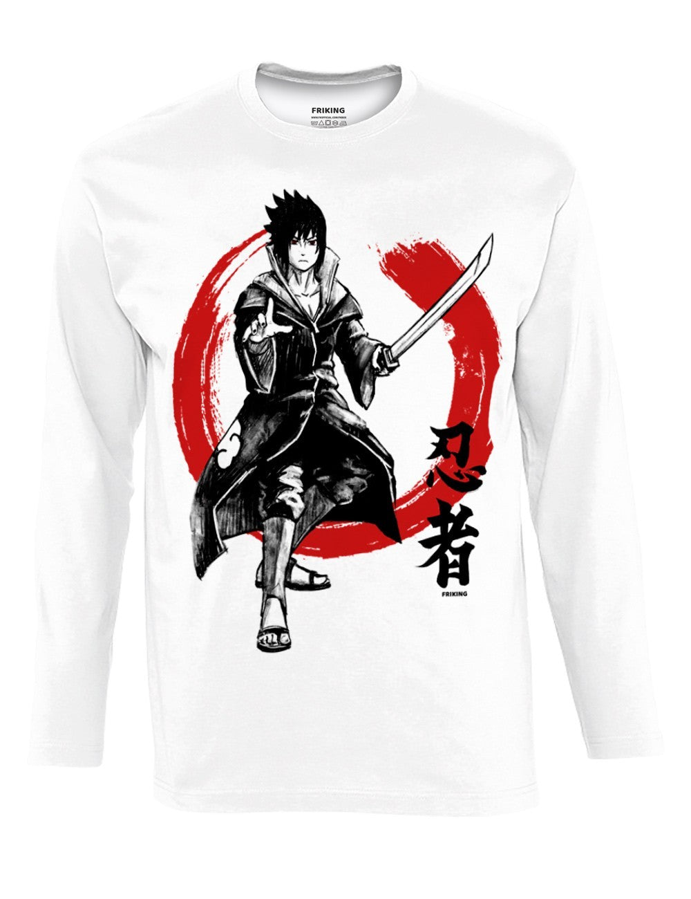 Camiseta hombre manga larga original Ninja icon 
