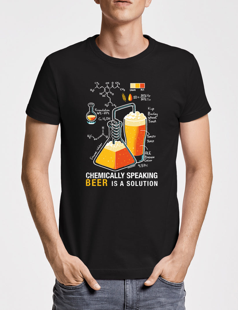 La birra è una soluzione - 306A (dimensioni 4xl e 5xl)