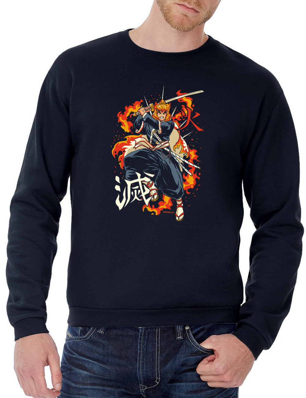 Flames samurai