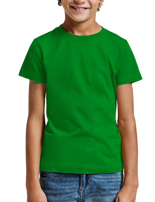 Camiseta manga corta Niño (Verde Grass)