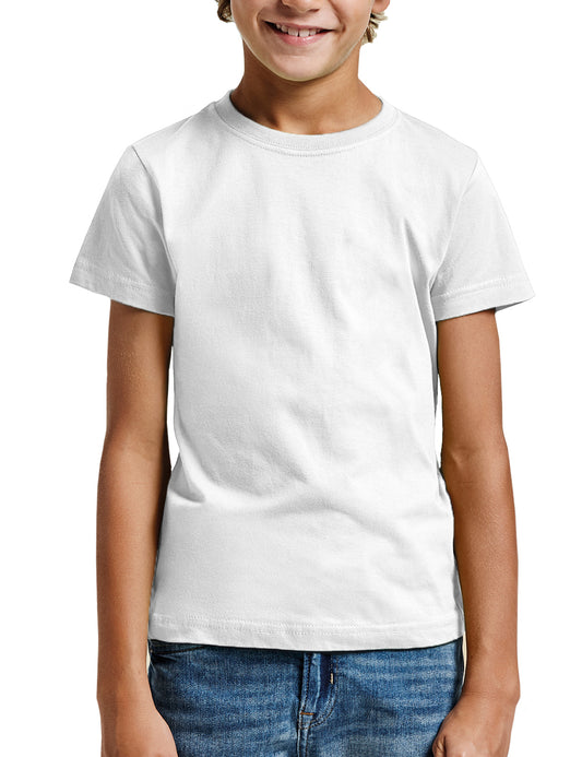 Camiseta manga corta Niño (Blanco)