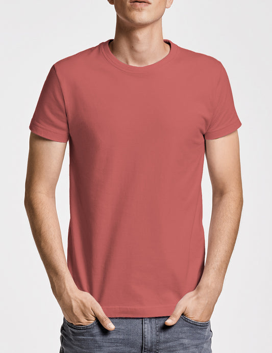 Camiseta manga corta Hombre (Teja)