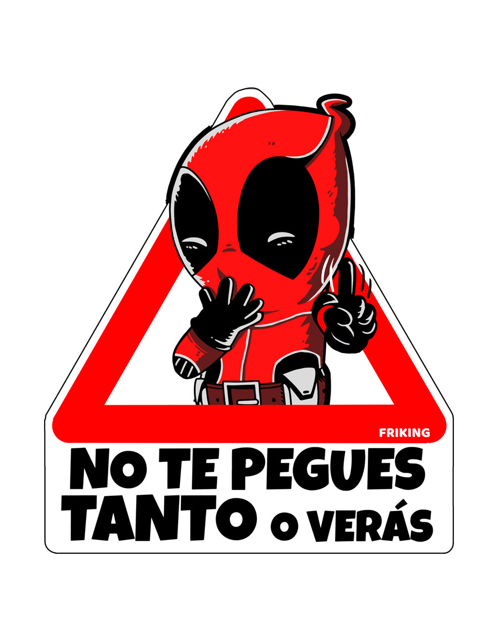 No te pegues tanto