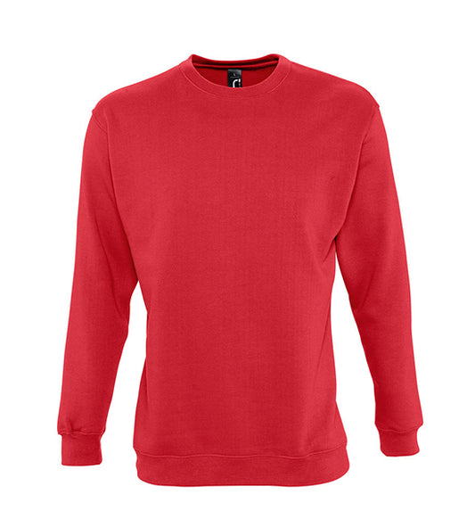 Personaliza tu sudadera sin capucha Unisex (Rojo)