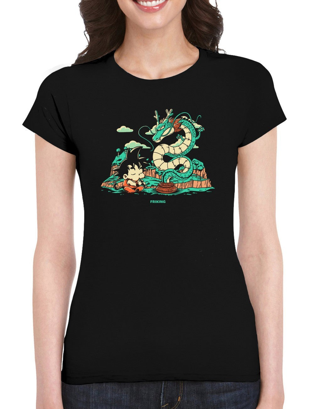 Camiseta best sale dragon mujer