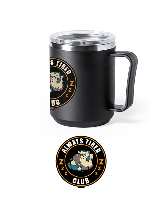 Always Tired Club thermal cup (350 ml)